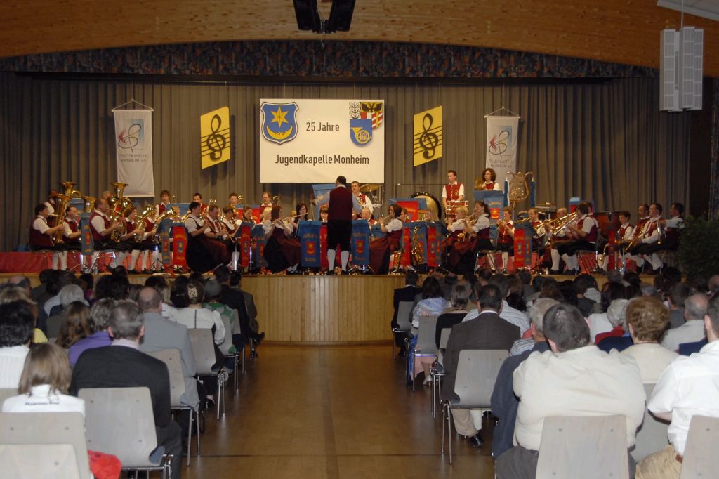 25 Jahre Jugendkapelle Monheim - Bühne